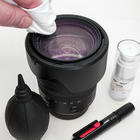 K&F 4-in-1 Lens & Filter Cleaning Kit with Blower Pen Fluid & Cloths