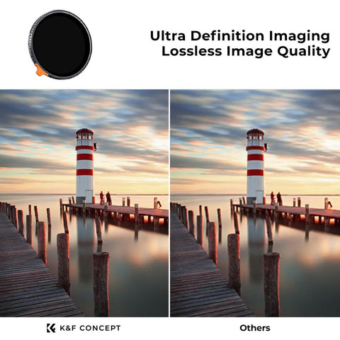 K&F Nano-X ND2-ND400 Variable ND Filter 67mm 1-9 Stops