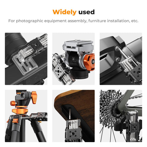 K&F Concept 10-in-1 Folding Hex Key & Screwdriver Set