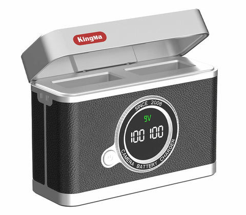 KingMa BM070 USB-C Dual Charger & Storage for Fujifilm NP-W126