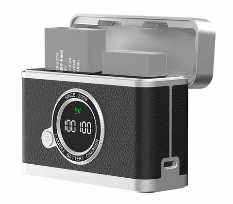 KingMa BM070 USB-C Dual Charger & Storage for Fujifilm NP-W126
