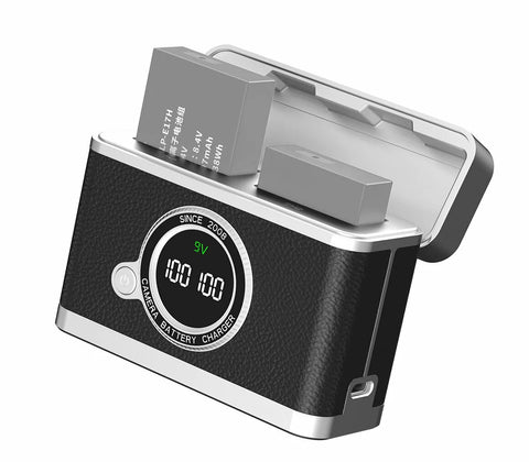 KingMa BM070 USB-C Dual Charger & Storage for Canon LP-E17