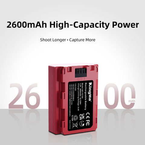 KingMa NP-FZ100 Camera Battery for Sony 2600mAh with Case