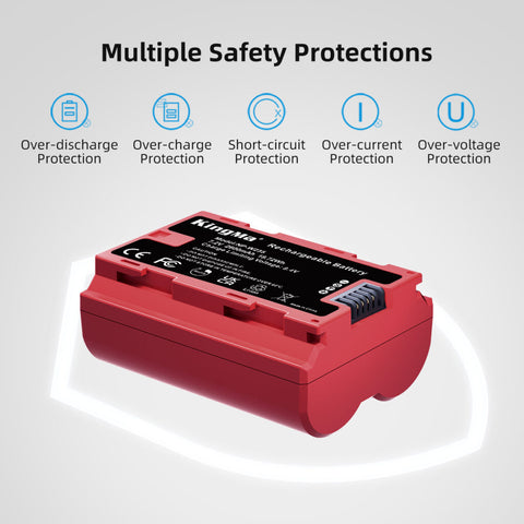 KingMa NP-W235 Camera Battery for Fujifilm 2600mAh with Case