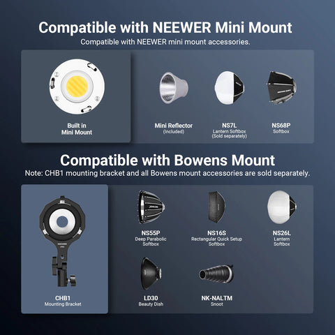 Neewer FS100B 100W Ultra-Compact Bi-Colour LED Video Light