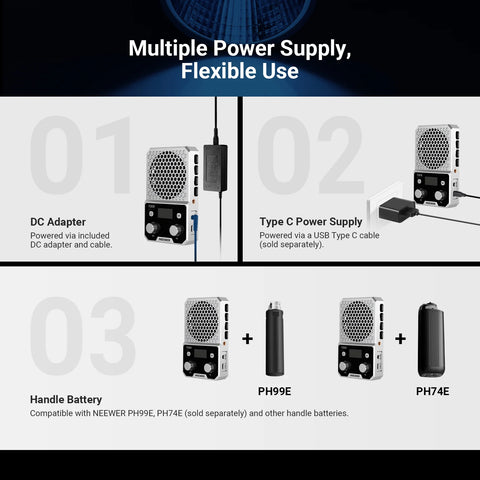 Neewer FS60B 60W Compact Bi-Colour LED Video Light