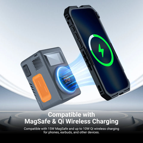 Neewer PS099U 99Wh Mini V-Mount Battery 100W PD & Wireless Charging