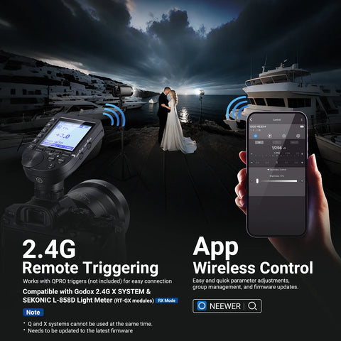 Neewer Q120 120Ws 2.4G TTL Outdoor Battery Flash