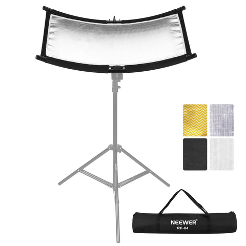 Neewer RF-04 78.5x42.5cm Clamshell Curved Reflector with Carry Bag