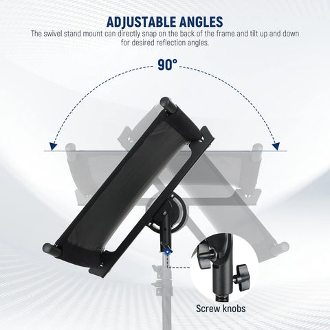 Neewer RF-04 78.5x42.5cm Clamshell Curved Reflector with Carry Bag