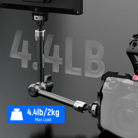 Neewer ST07 Articulating Magic Arm with ARRI Pins Dual Ball Head