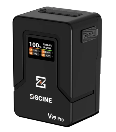 ZGCINE ZG-V99Pro 99Wh V-Mount Battery 100W PD Display