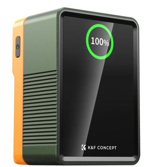 K&F Mini V-Mount Battery Green 99Wh 6700mAh 100W KF28.0024V2
