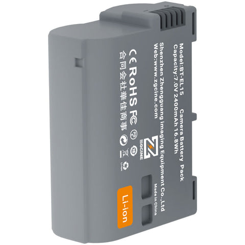 ZGCINE BT-EL15C Battery for Nikon EN-EL15c 2400mAh
