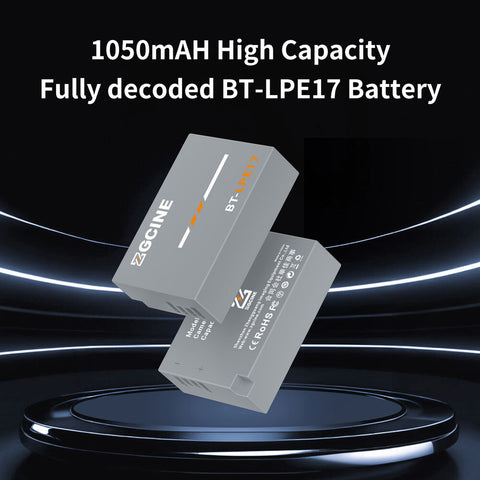 ZGCINE BT-LPE17 Battery for Canon LP-E17 1030mAh