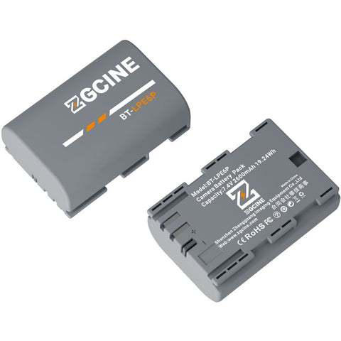 ZGCINE BT-LPE6P Battery for Canon LP-E6P 2600mAh