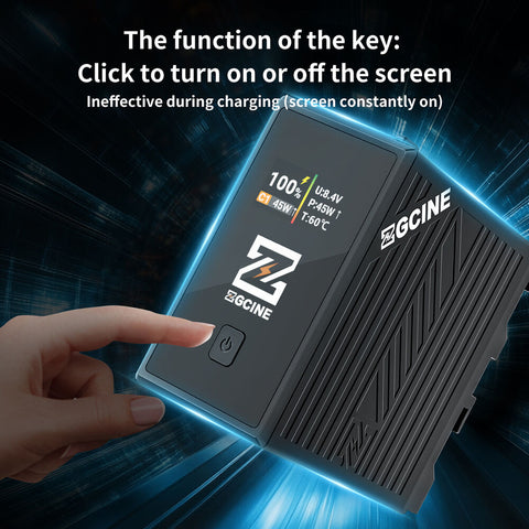 ZGCINE BT-NPF970 NP-F970 Battery 70Wh USB-C D-Tap