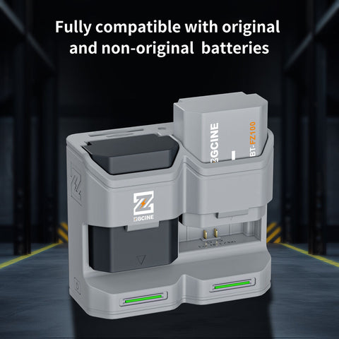 ZGCINE PC2-FZ100 Travel Charging Case for Sony NP-FZ100 (Grey)