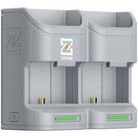 ZGCINE PC2-LPE6 Travel Charging Case for Canon LP-E6 LP-E6NH LP-E6P (Grey)
