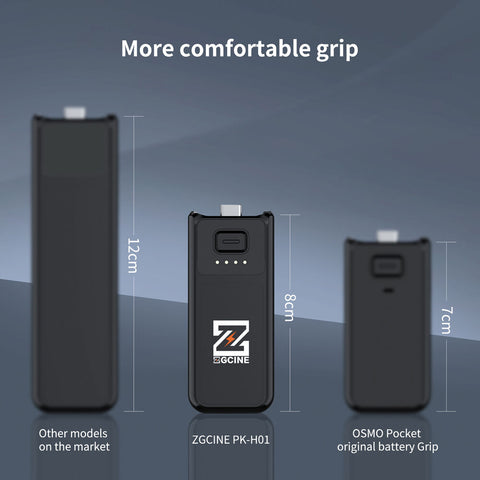 ZGCINE PK-H01 Battery Grip for DJI Osmo Pocket 3