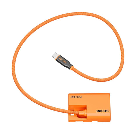 ZGCINE PD-LPE6P USB-C PD to Canon LP-E6P Dummy Battery Cable 60cm