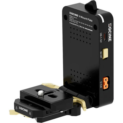 ZGCINE VM-VP4 Quick Release V-Mount Battery Plate USB-C D-Tap