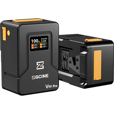 ZGCINE ZG-V99Pro 99Wh V-Mount Battery 100W PD Display