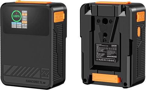 ZGCINE ZG-X50 52Wh V-Mount Battery USB-C PD Display