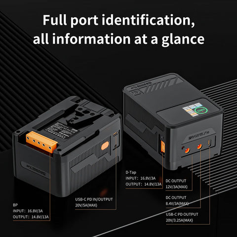 ZGCINE ZG-X99 99Wh V-Mount Battery USB-C PD Display