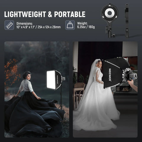 Neewer Chb1 Bowens Mount Adapter Holder for Hs60b/hb60c Handheld Video Light • Camerastuff • South Africa