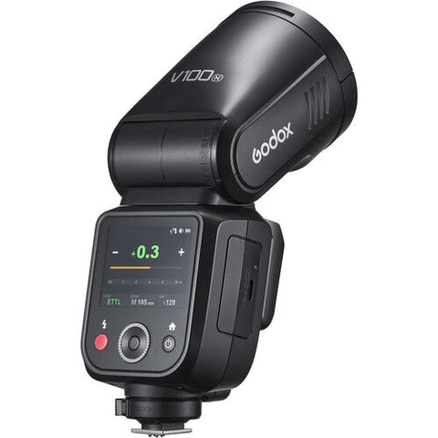 Godox V100-n Ttl L-ion 100ws Camera Flash for Nikon • Camerastuff • South Africa