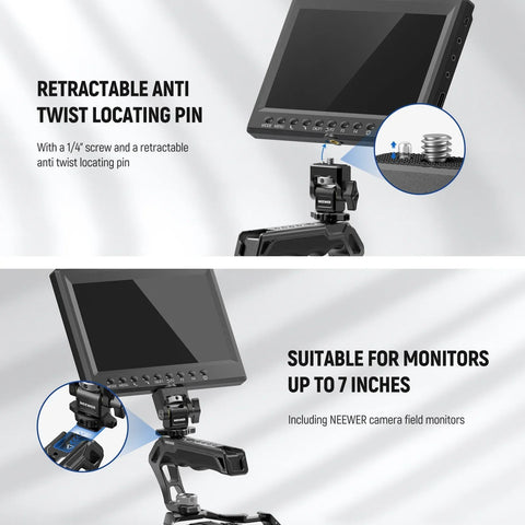 Neewer Ca007 Arri Top Handle + Ma006 Monitor Mount Set • Camerastuff • South Africa