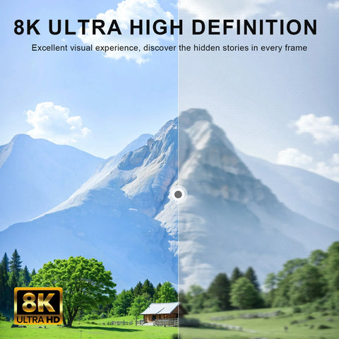 Alvins Cables 8K 2.1 Micro HDMI to Full HDMI Braided Coiled — Red