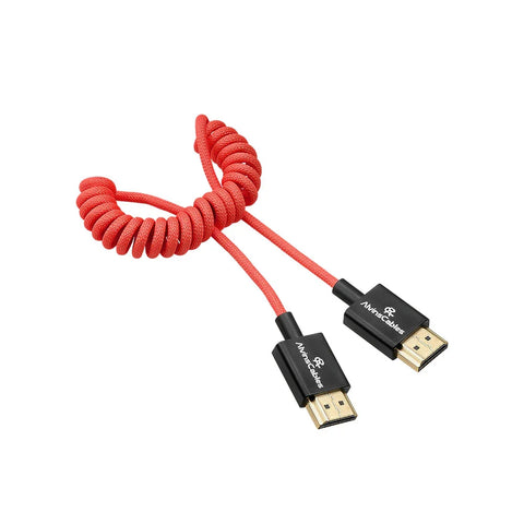 Alvins Cables 8K HDMI 2.1 Full-Full Braided Coiled (Canon C50/C300/C500)