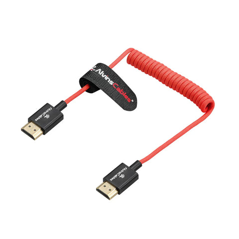 Alvins Cables 8K HDMI 2.1 Full-Full Braided Coiled (Canon C50/C300/C500)