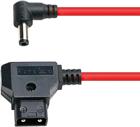 Alvins Cables D-tap to DC 2.1 Coiled Cable (Atomos / BMPCC / SmallHD)