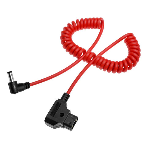Alvins Cables D-tap to DC 2.1 Coiled Cable (Atomos / BMPCC / SmallHD)