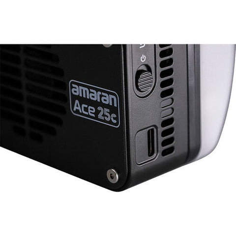 Aputure Amaran Ace 25c 25W RGB-WW Mini LED Constant Light Panel All-in-One Creator Kit (Charcoal)