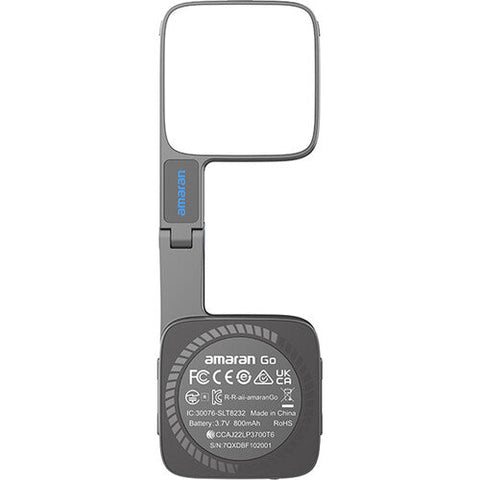 Aputure Amaran Go Charcoal Compact MagSafe LED Constant Light for Smartphone