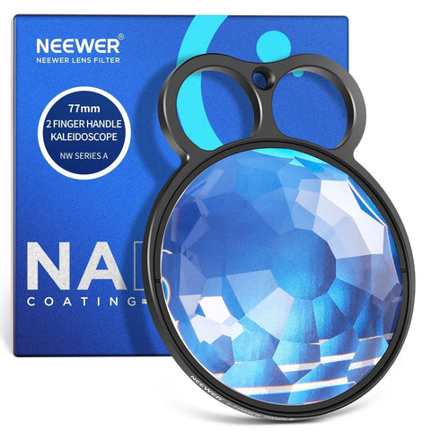 Neewer 77mm Handheld Kaleidoscope Prism Lens FX Filter