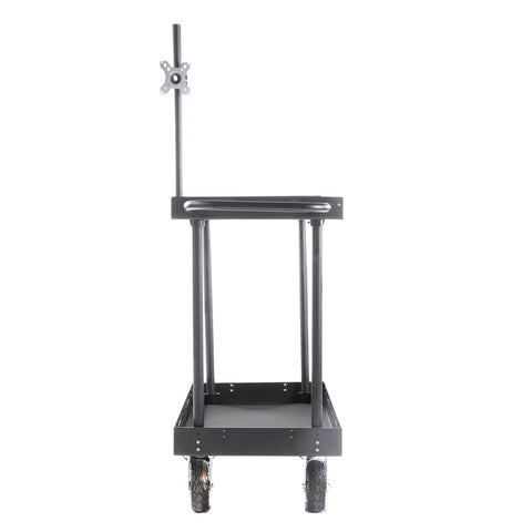 Camerastuff 50x70cm Directors Cart Workstation with Monitor Mount