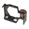 Camerastuff Aluminium Camera Cage with Wooden Handle for Sony Zv-e1 • Camerastuff • South Africa