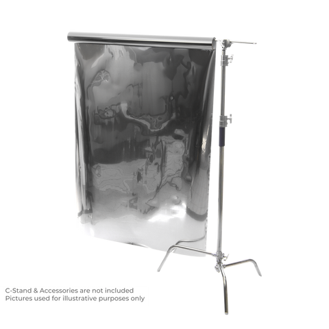 Camerastuff Bd2011 Double-sided Reflective Mylar Film Sheet Backdrop Silver & 1.2x10m • Camerastuff • South Africa