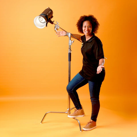 Camerastuff Cs-340b 340cm Stainless Steel C-stand with Removable Turtle-base and Boom Arm (51187) • Camerastuff • South