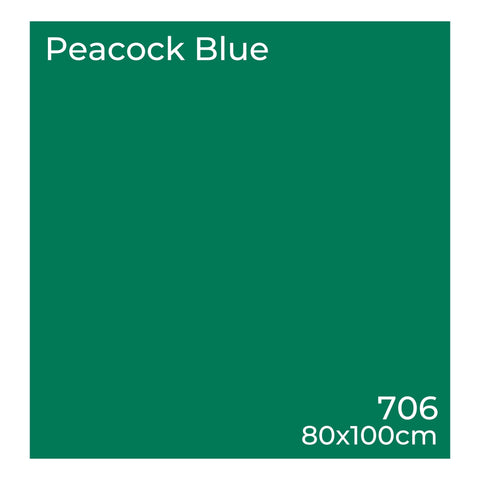 Camerastuff Gel Colour Filter Sheet Peacock Blue 80x100cm 0.055mm • Camerastuff • South Africa