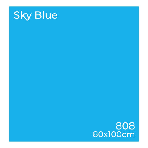 Camerastuff Gel Colour Filter Sheet Sky Blue 80x100cm 0.055mm • Camerastuff • South Africa