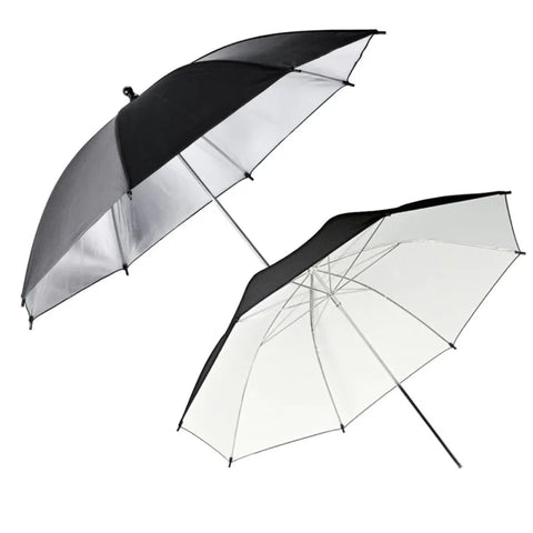 Godox Bundle | 101cm Silver And White Reflective Umbrellas