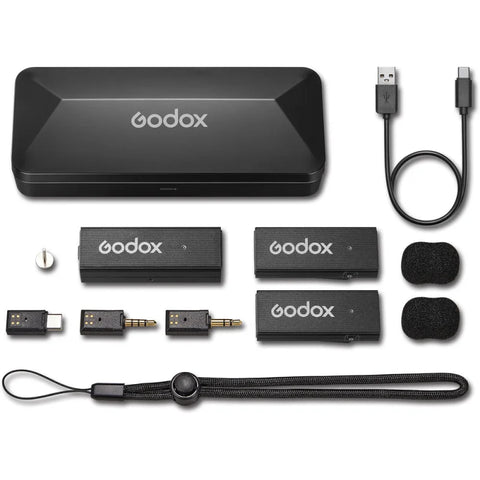 Godox Movelink Mini Uc 2-person Wireless Microphone System For Cameras & Mobile Devices