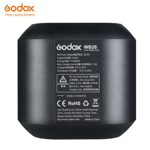 Godox Wb26 Lithium Battery For Ad600 Pro