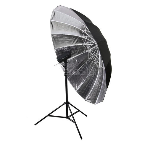Hylow 183cm Silver Reflective Parabolic Umbrella